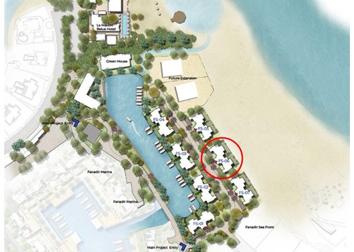3 BR Apartment with sea view in Fanadir 